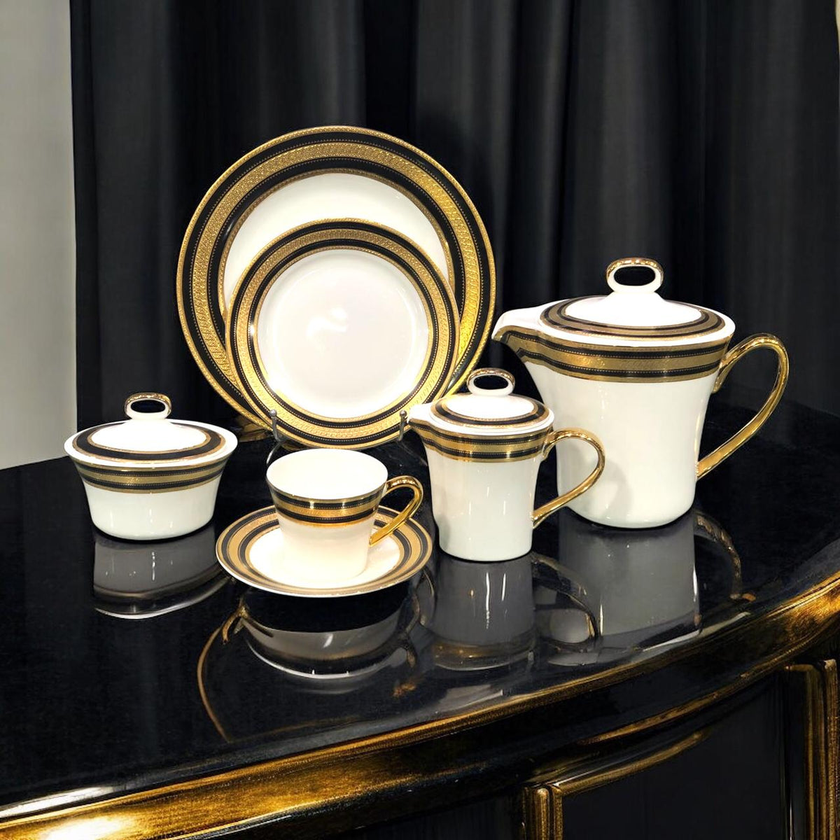Shabita Gold plated tea set