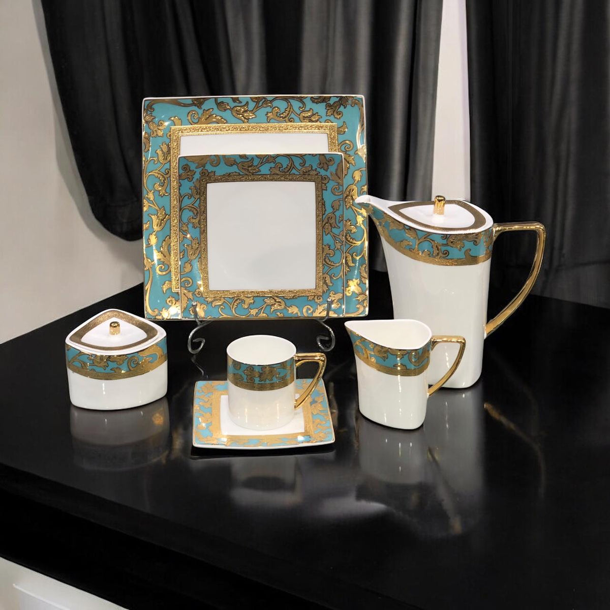 Shabita gold plated tea set