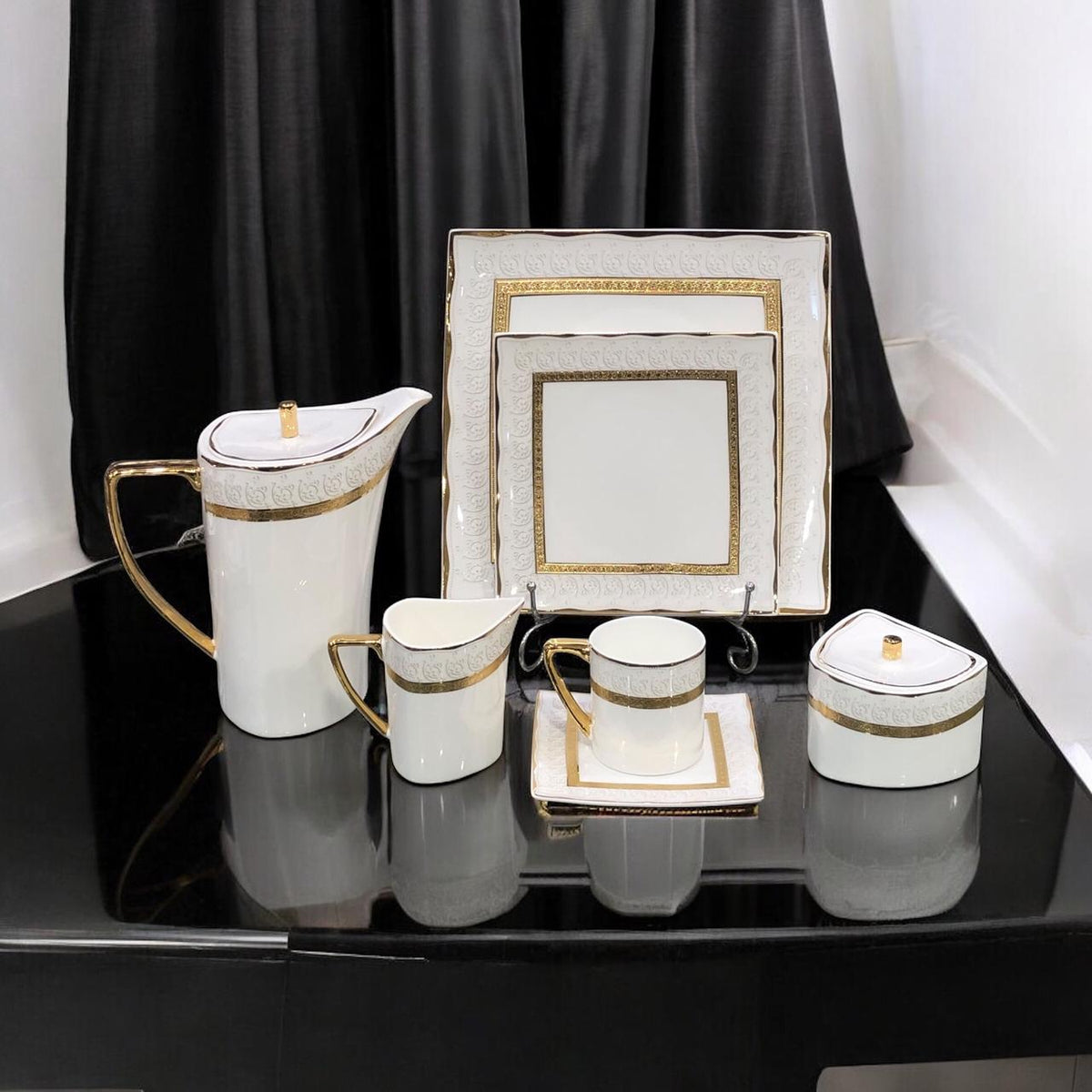 Shabita gold plated tea set