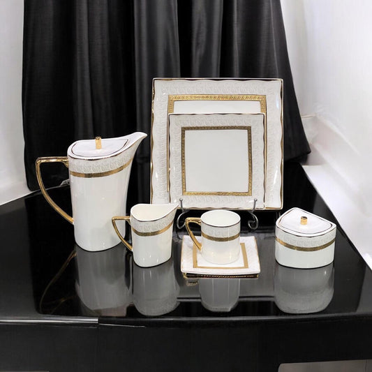 Shabita gold plated tea set