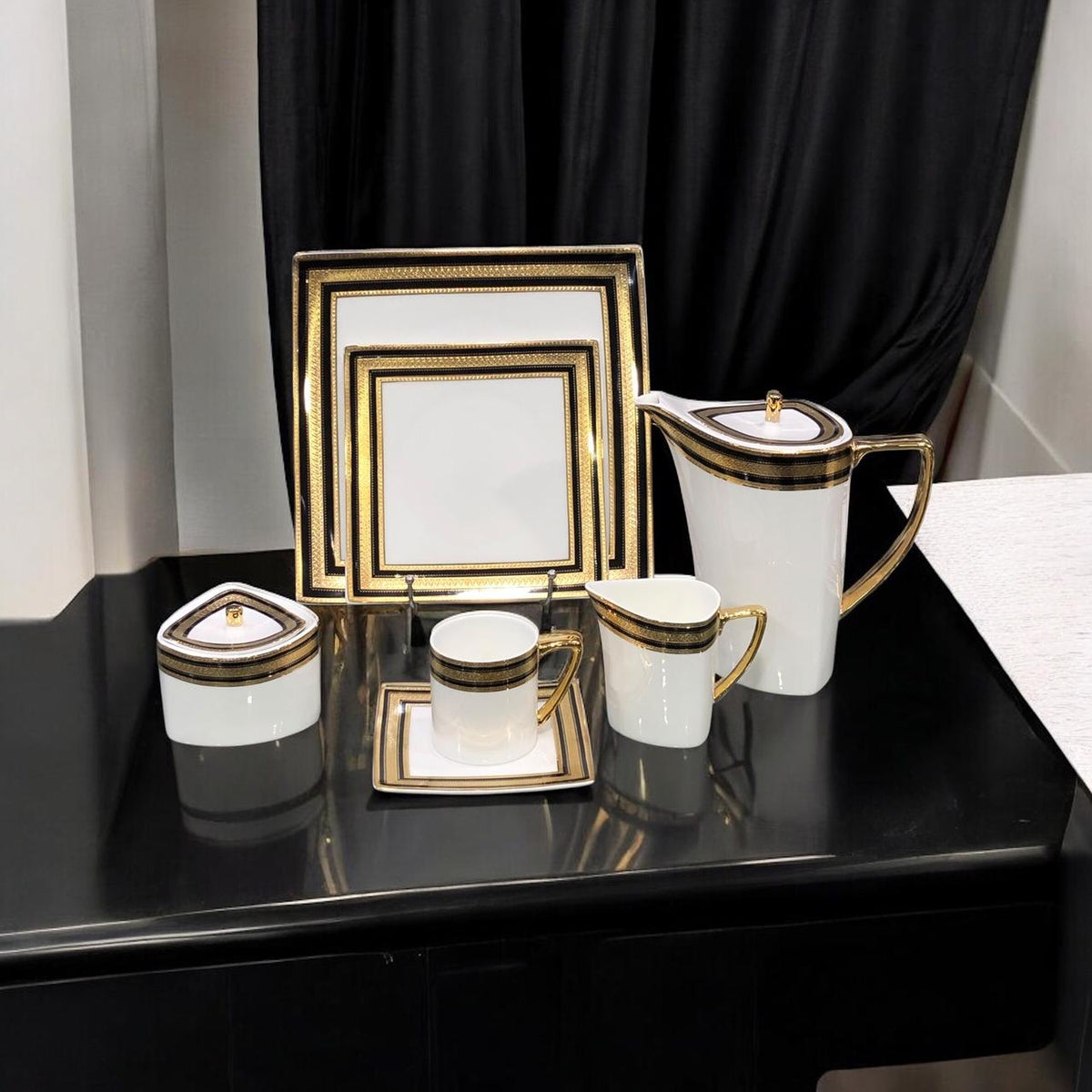 Shabita gold plated tea set