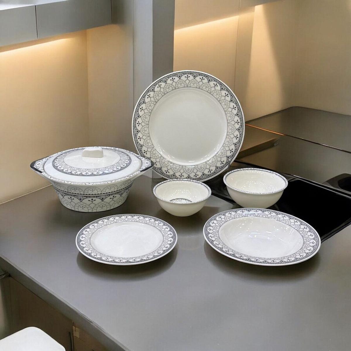 Melamine Dinner set 72 pcs