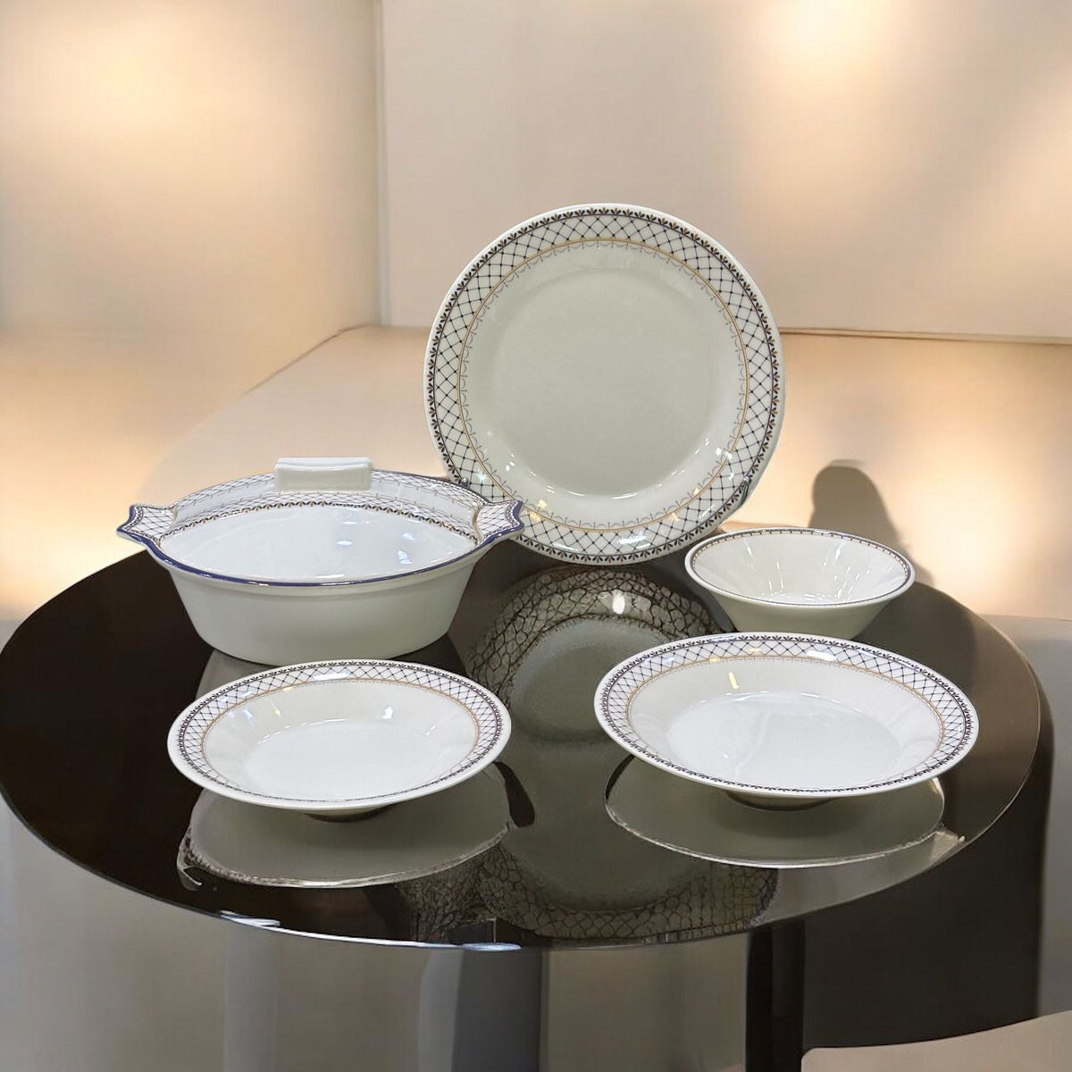Melamine dinner set 64pcs