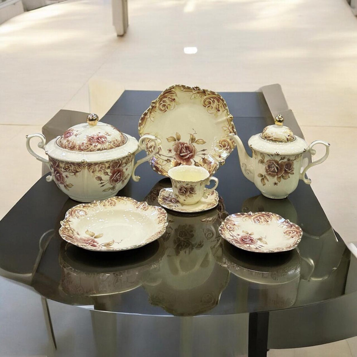 Toray Gold Dinner set 75pcs