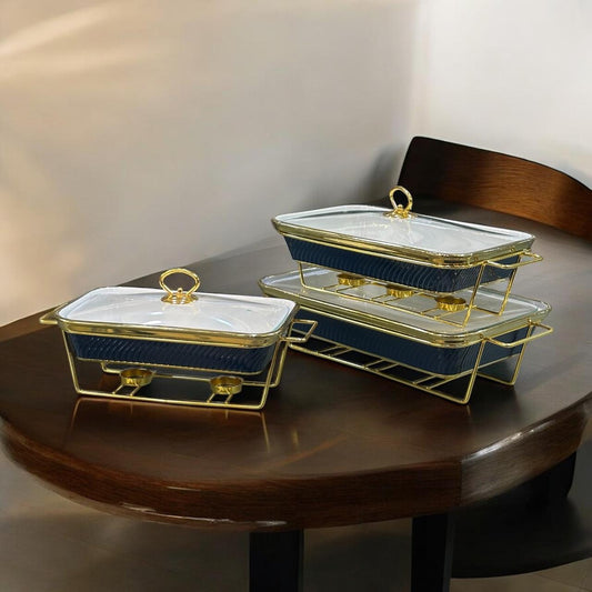 buffet dishes ceramic 3-piece set