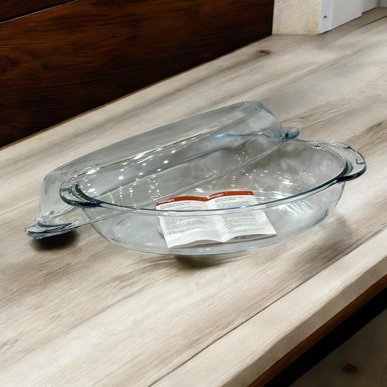 Borcam ovel Double dish 4ltr