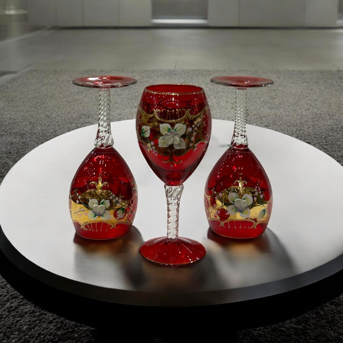 Czech Reublic glass 6pcs