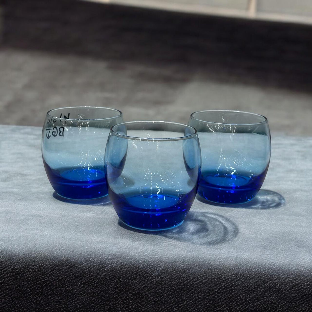 Blue shade Glass 6pcs