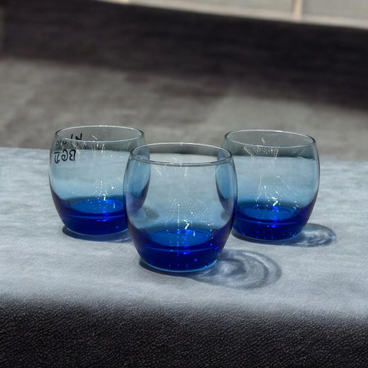 Blue shade Glass 6pcs
