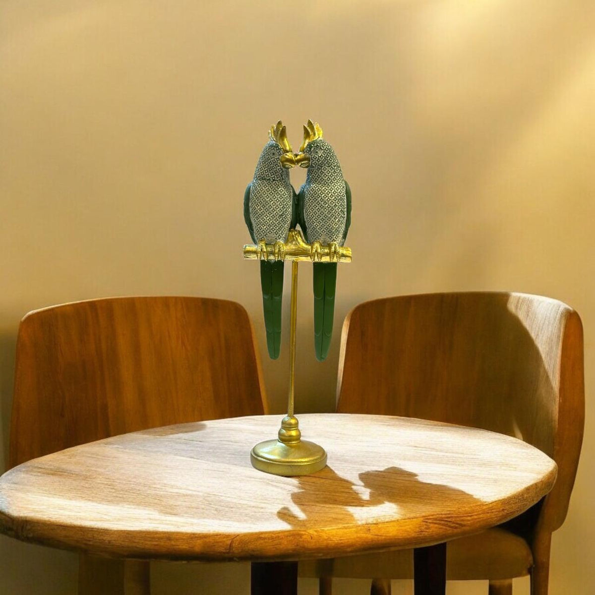 Parrot statue