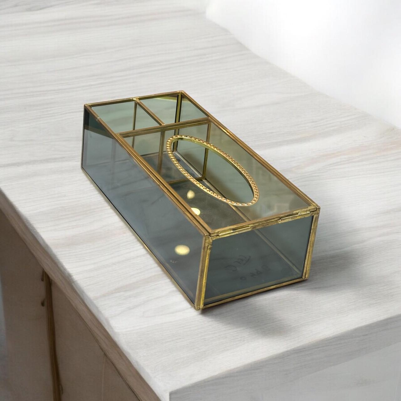 Tissue box glass