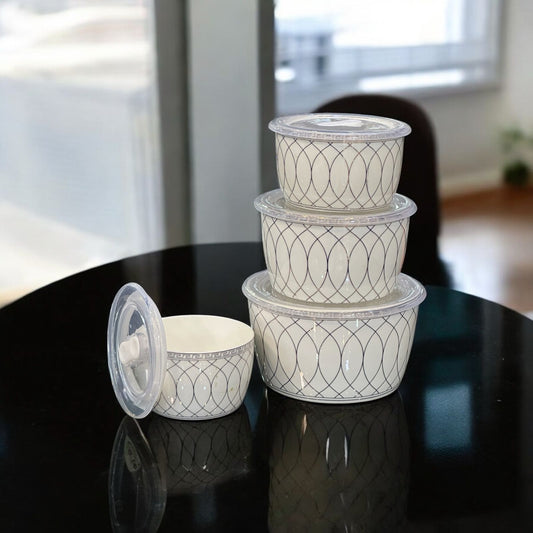 Ceramic storage box 4pcs