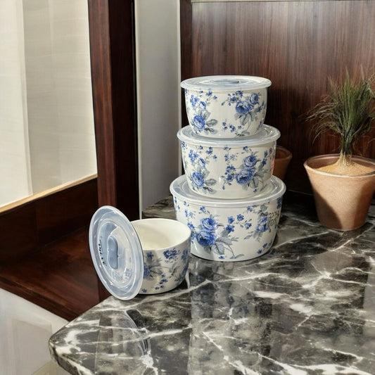 Ceramic storage box 4pcs