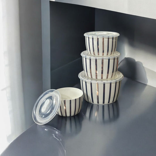 Ceramic storage box 4pcs