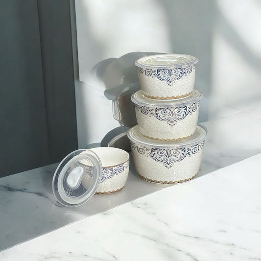 Ceramic storage box 4pcs