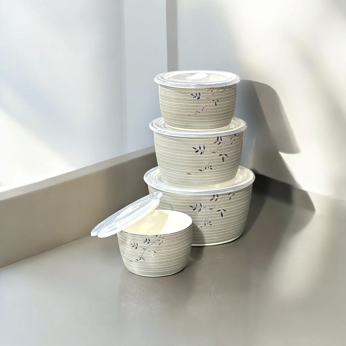 Ceramic storage box 4pcs