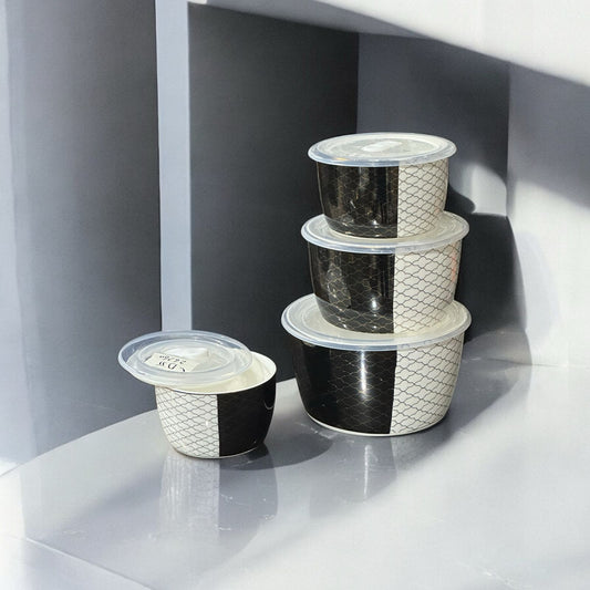 Ceramic storage box 4pcs