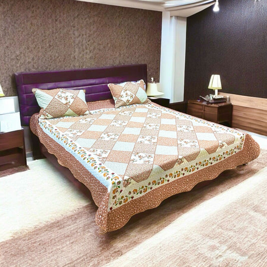 Embroidered cotton 3pc set