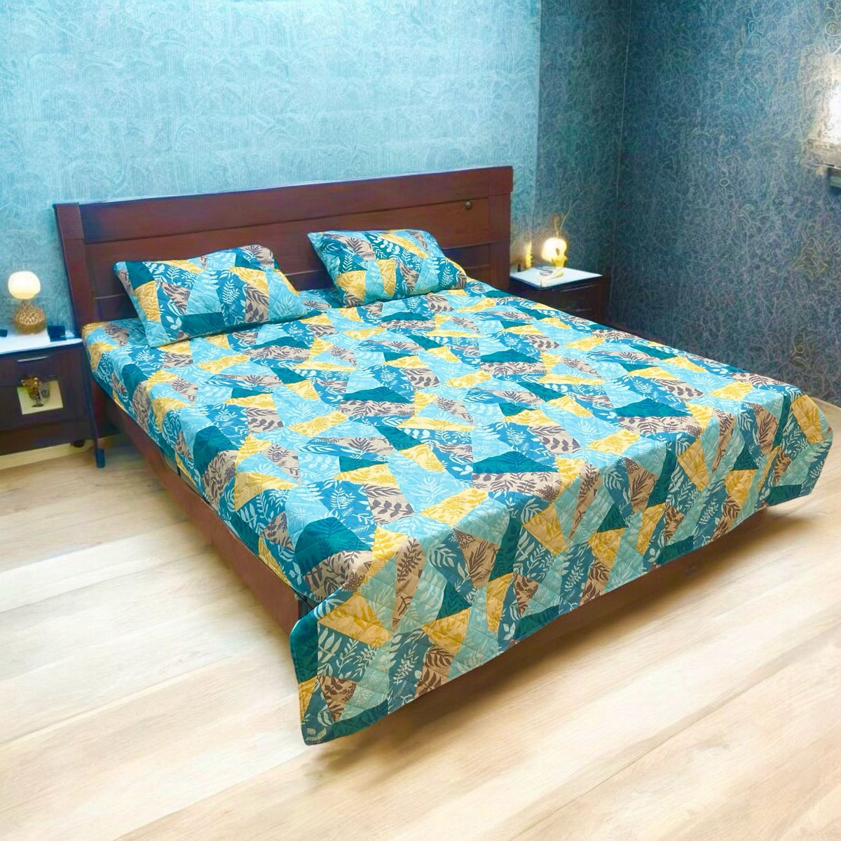 Cotton Bedsheet 3pc set