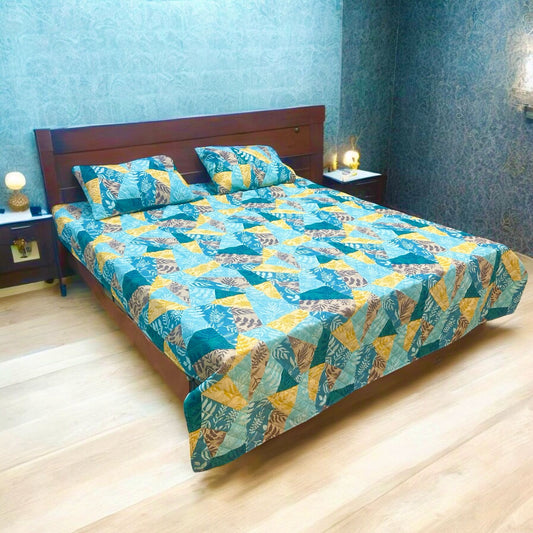 Cotton Bedsheet 3pc set