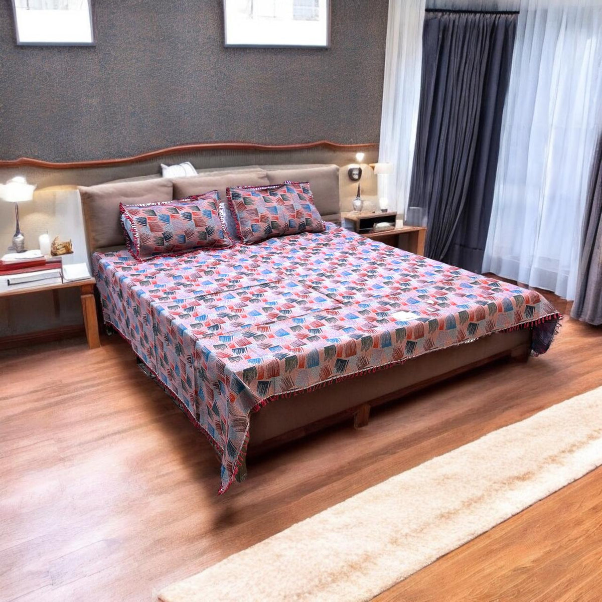 Gultex 3-piece king size bed sheet
