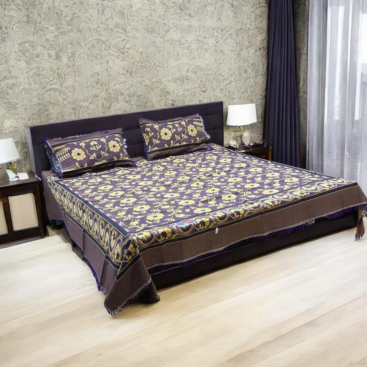 Gultex 3-piece king size bed sheet: