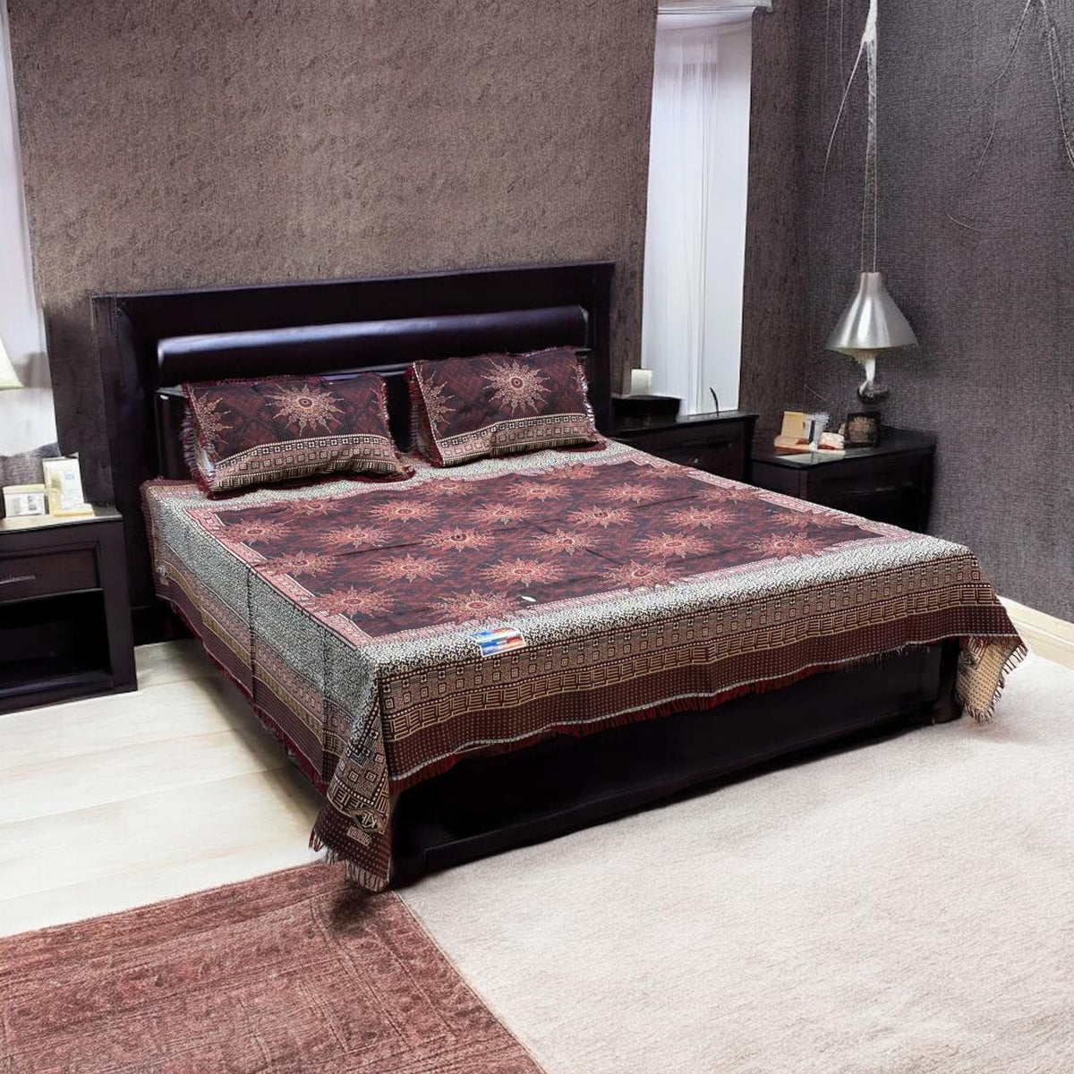 Gultex 3-piece king size bed sheet: