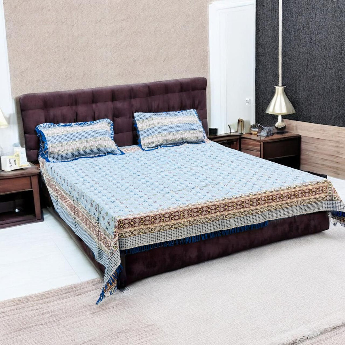 Gultex 3-piece king size bed sheet: