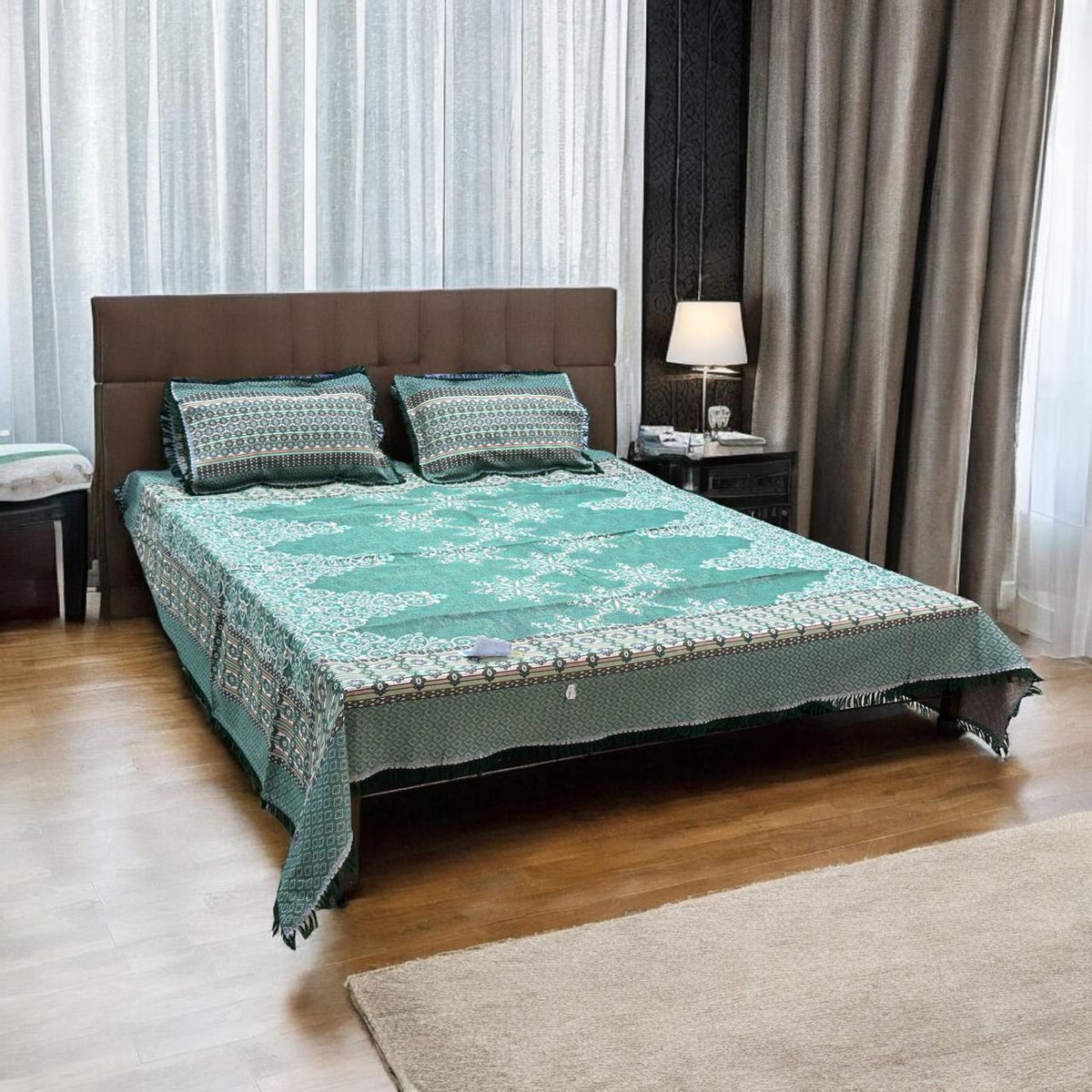 Gultex 3-piece king size bed sheet: