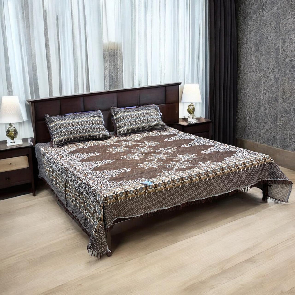 Gultex 3-piece king size bed sheet: