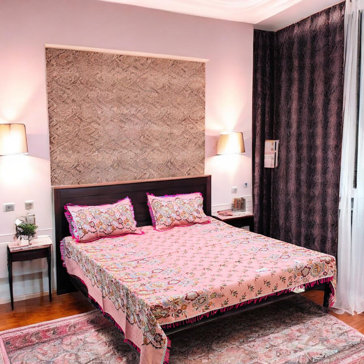 Gultex 3-piece king size bed sheet: