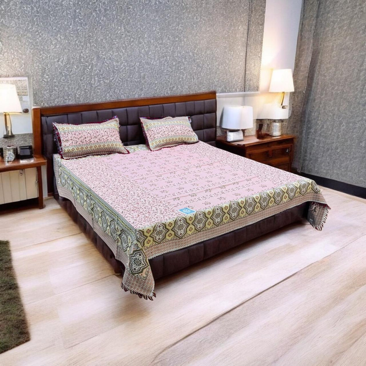 Gultex 3-piece king size bed sheet: