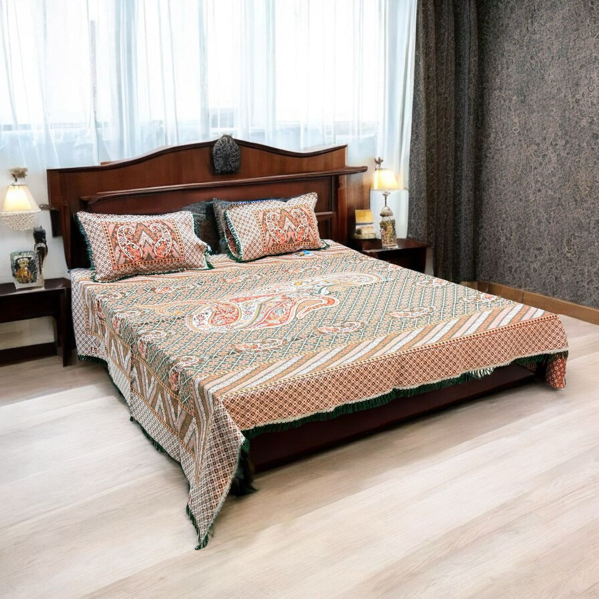 Gultex 3-piece king size bed sheet: