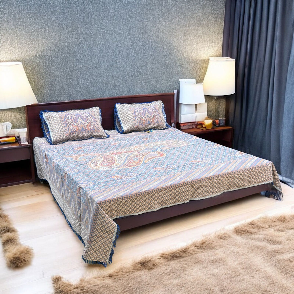Gultex 3-piece king size bed sheet