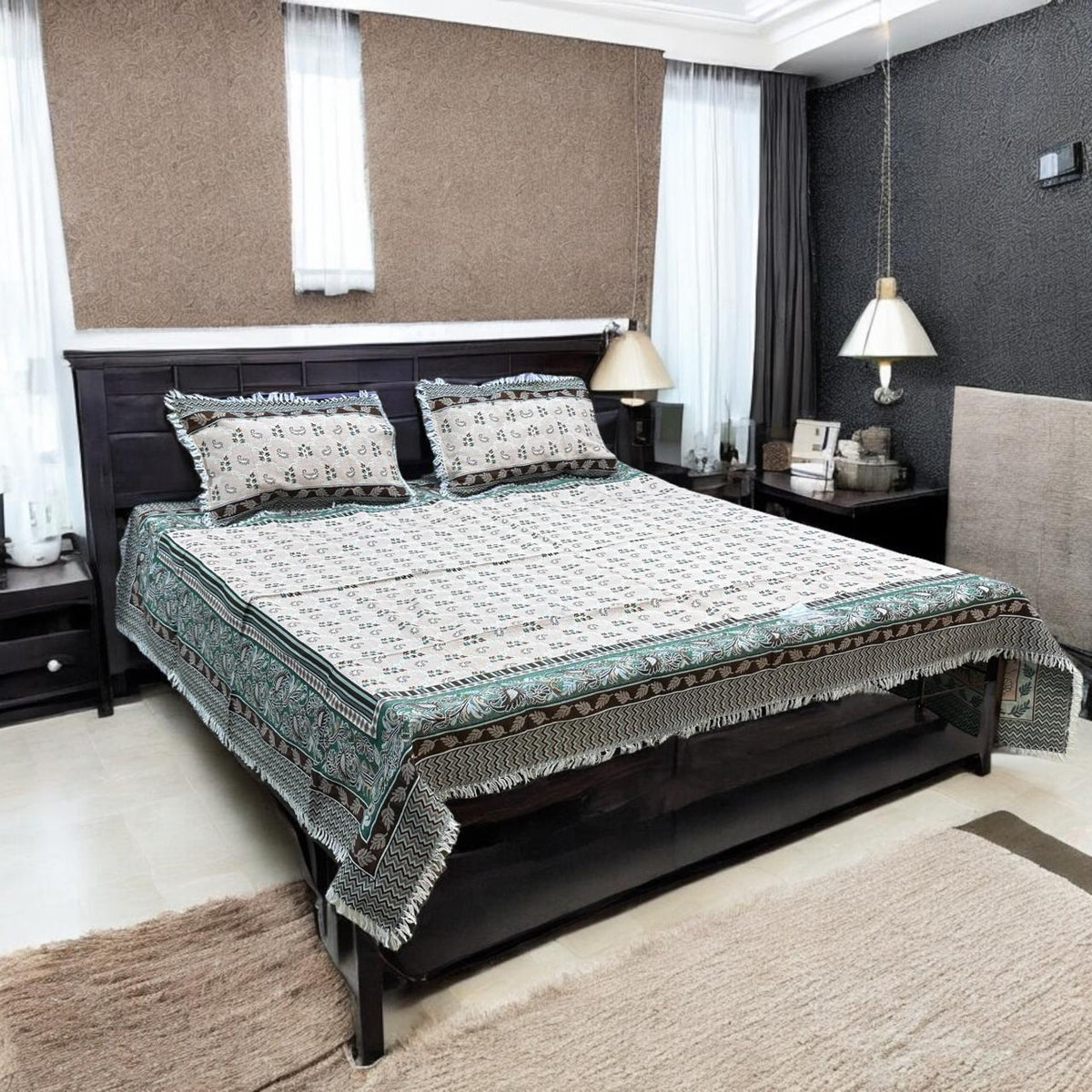 Gultex 3-piece king size bed sheet