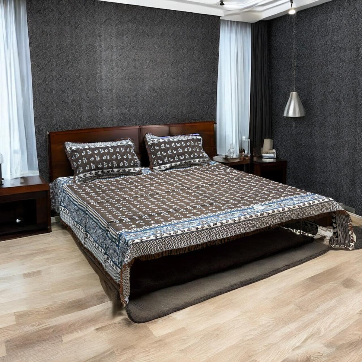 Gultex 3-piece king size bed sheet