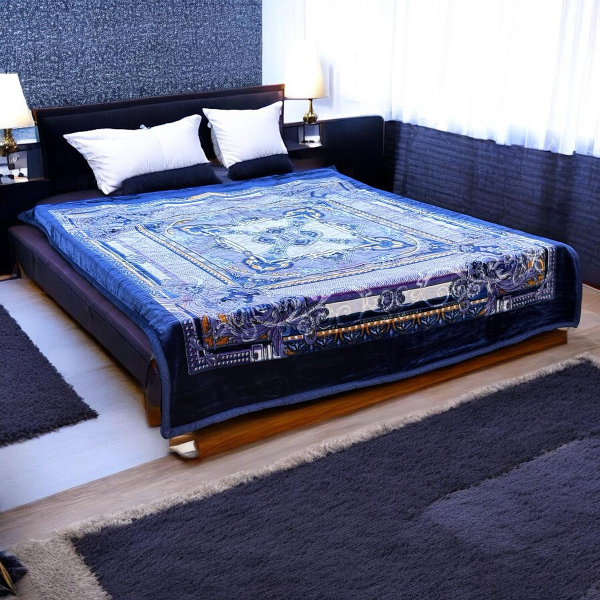 Beauty text Double blanket