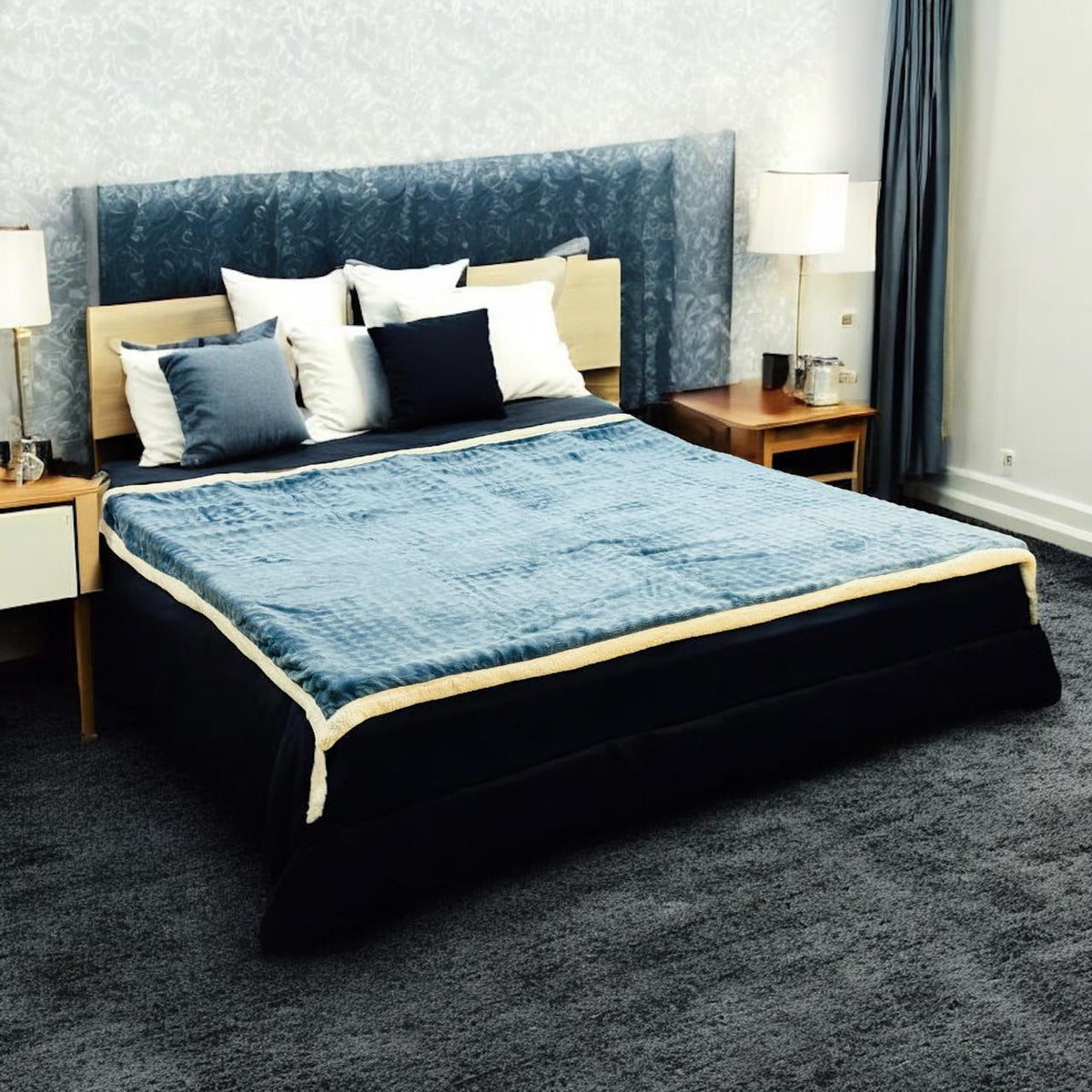 Embossed Fleece Double Bed Blanket