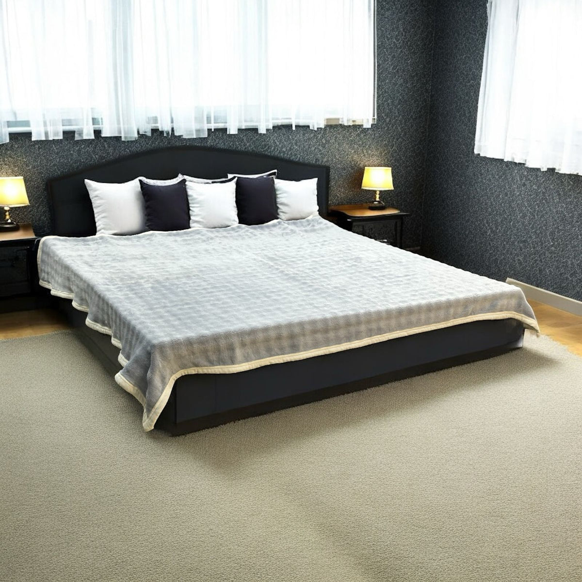 Fleece Double Bed 1 Ply Blanket