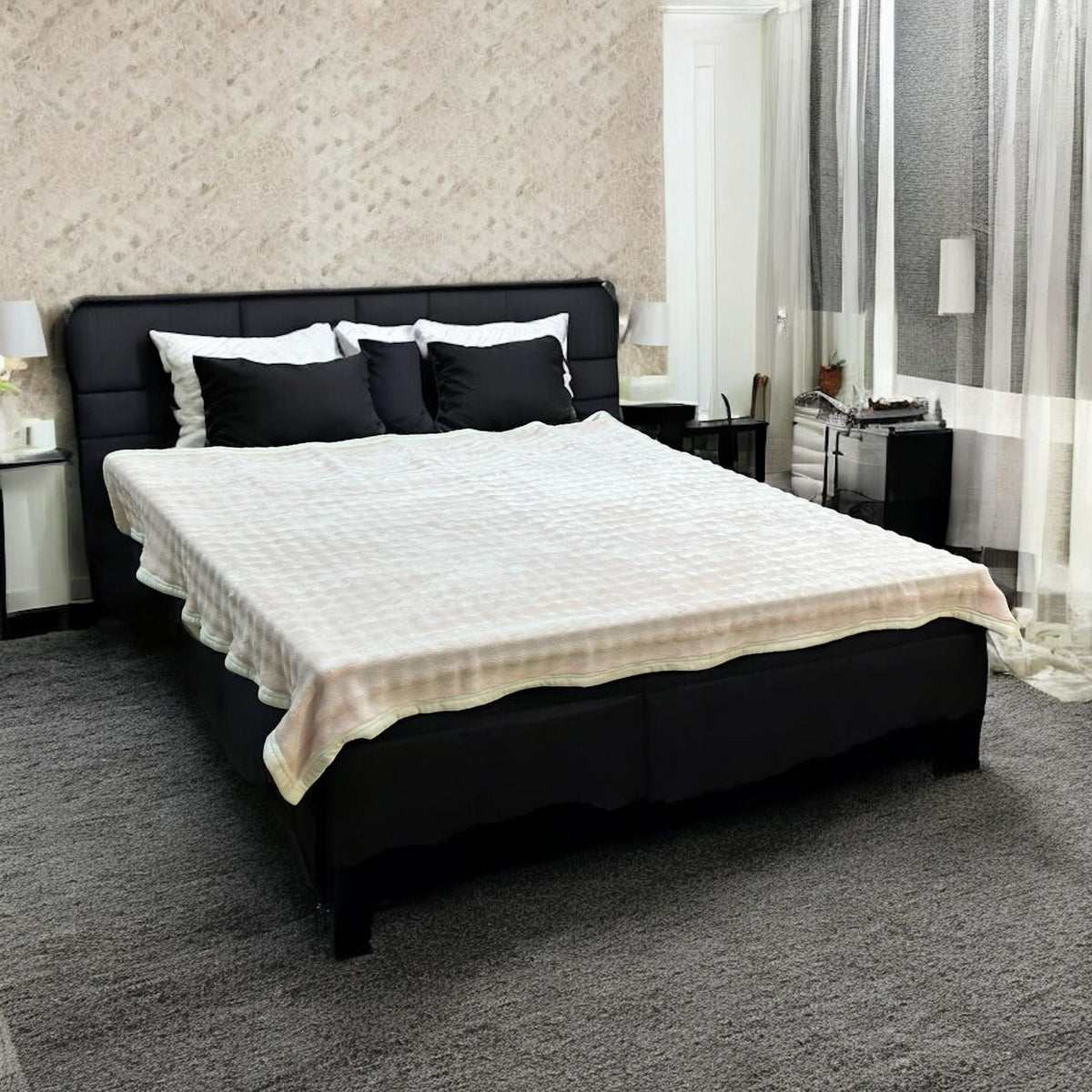 Fleece Double Bed 1 Ply Blanket