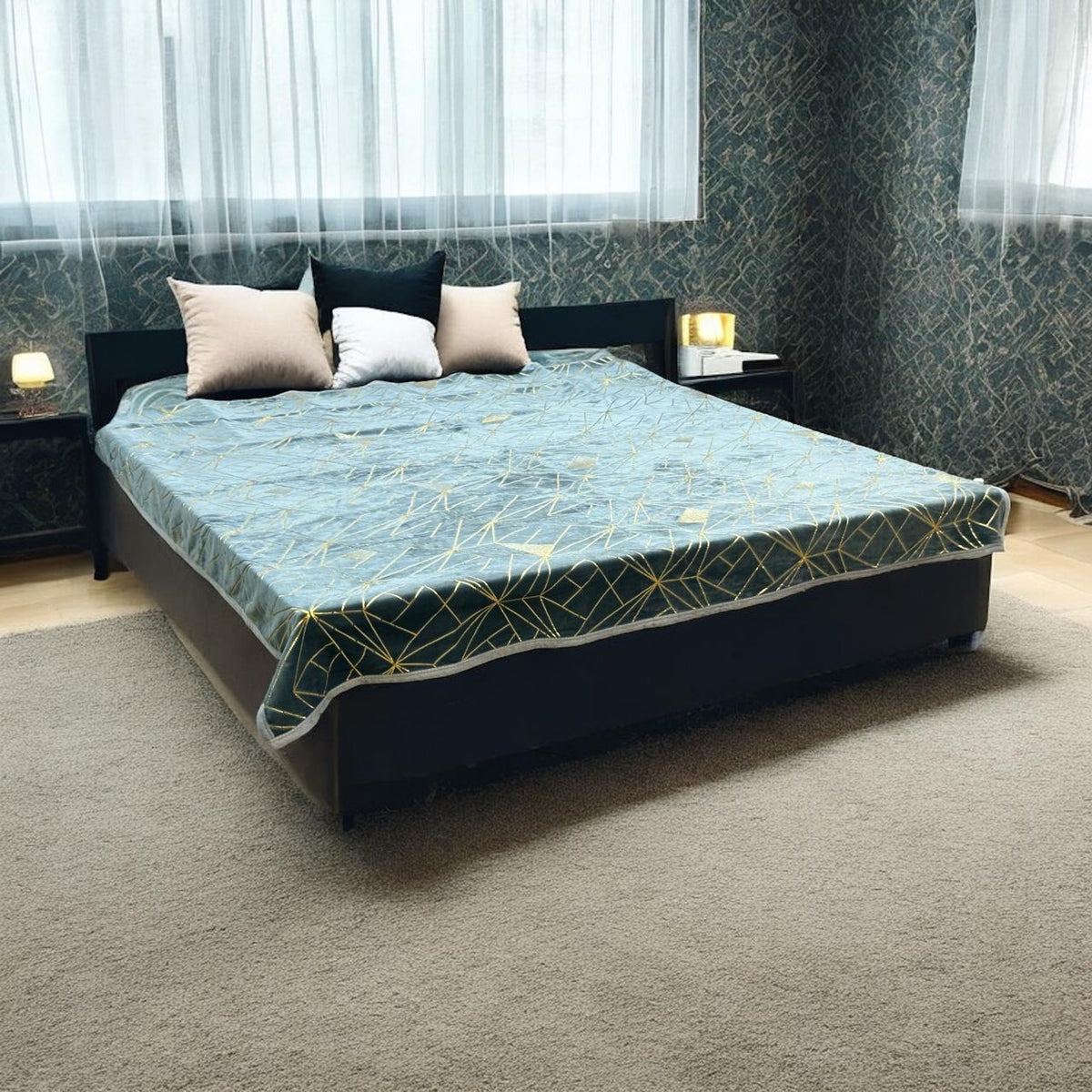 Fleece Double Bed 1 Ply Blanket