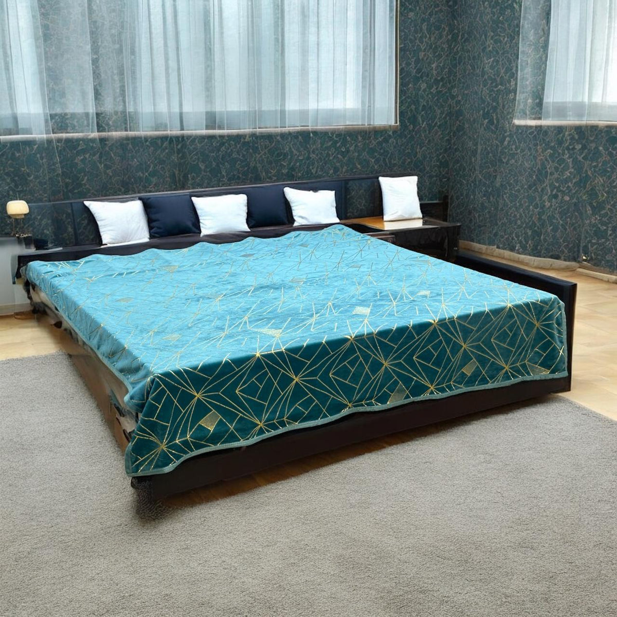 Fleece Double Bed 1 Ply Blanket