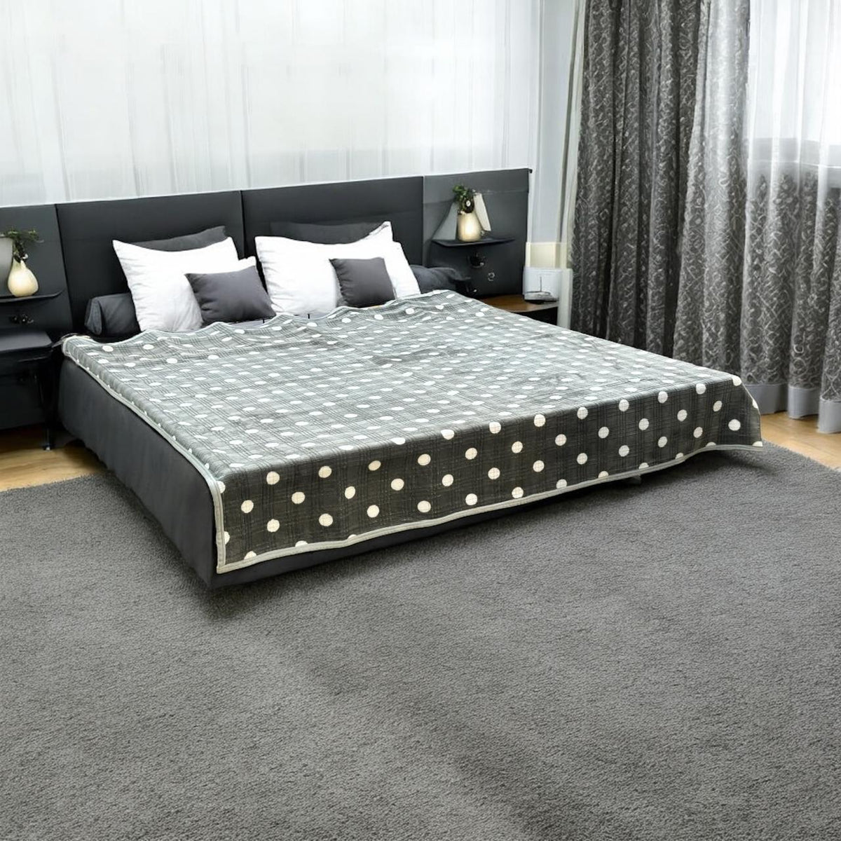 Fleece Double Bed 1 Ply Blanket