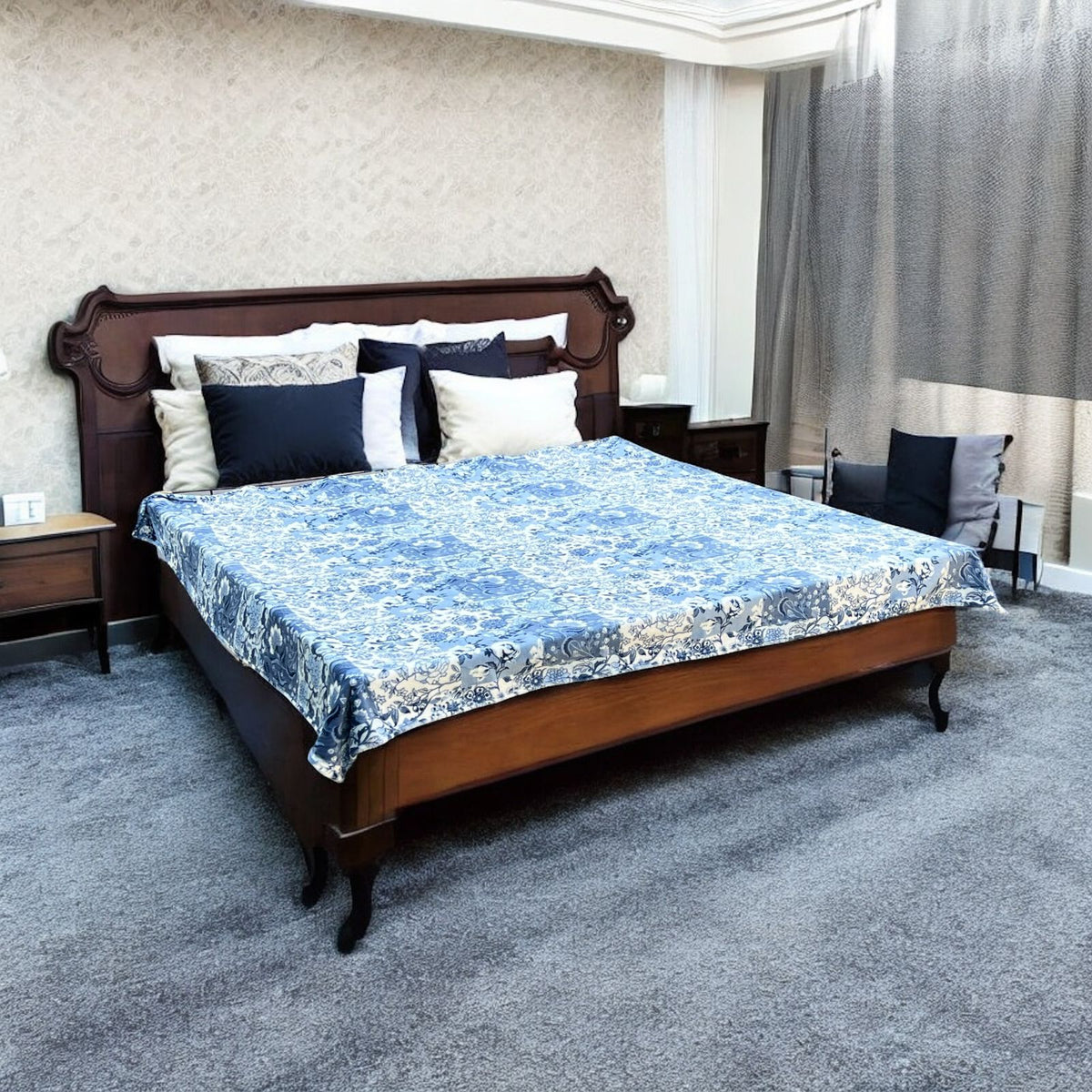 Fleece Double Bed 1 Ply Blanket