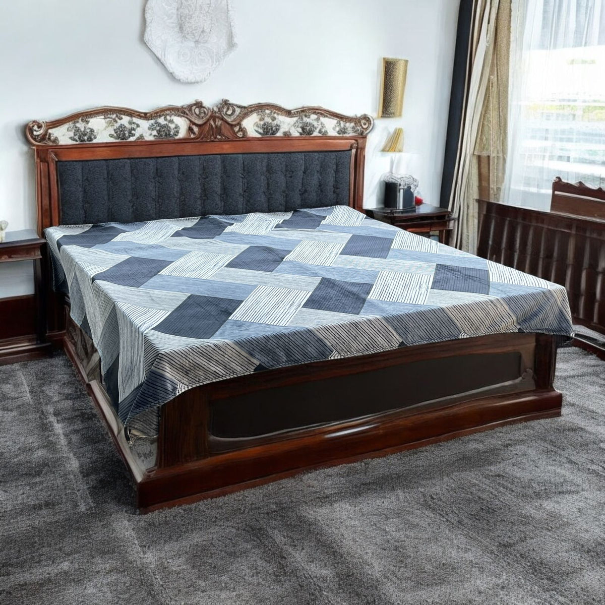 Fleece Double Bed 1 Ply Blanket
