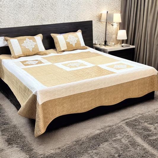 Fancy Velvet Bedsheet 3 pc set