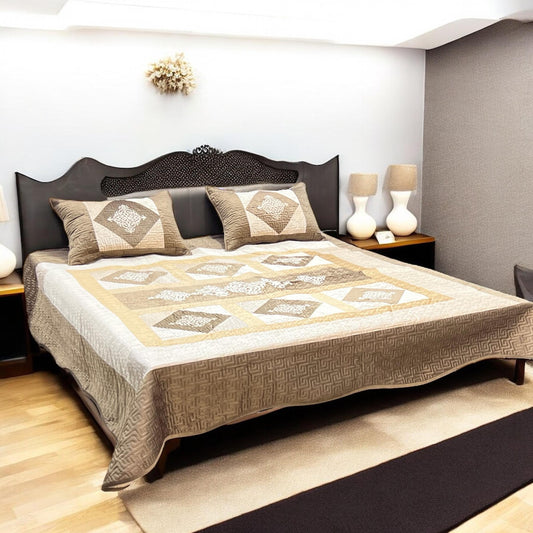 Fancy Velvet Bedsheet 3 pc set