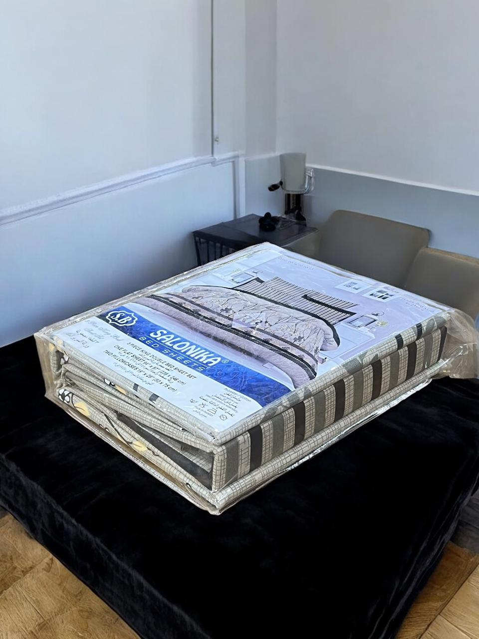 Cotton Bed Sheet 3pc