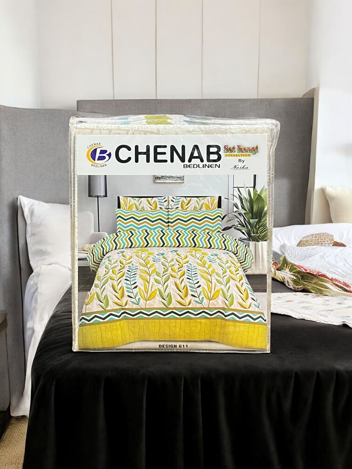 Cotton Bed Sheet 3pc