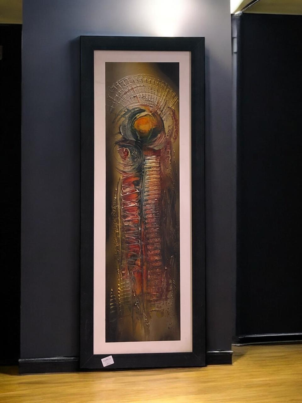 Elegant wall painting, size 14x42 inches